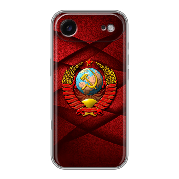 Силиконовый чехол на Iphone Air с принтом Герб СССР Силиконовый чехол на Iphone Air с принтом Герб СССР