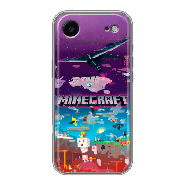 Силиконовый чехол на Iphone Air с принтом Майнкрафт Minecraft Силиконовый чехол на Iphone Air с принтом Майнкрафт Minecraft
