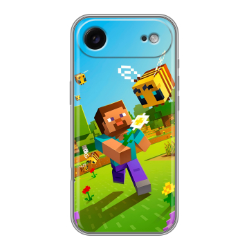 Силиконовый чехол на Iphone Air с принтом Майнкрафт Minecraft Силиконовый чехол на Iphone Air с принтом Майнкрафт Minecraft