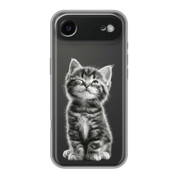Силиконовый чехол на Iphone Air с принтом Котенок