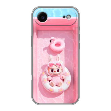 Силиконовый чехол на Iphone Air с принтом Labubu Лабубу
