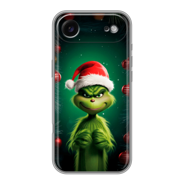 Силиконовый чехол на Iphone Air с принтом Гринч Новый год Рождество