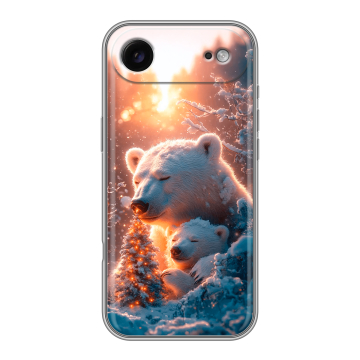 Силиконовый чехол на Iphone Air с принтом Новый год