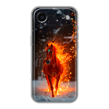 Силиконовый чехол на Iphone Air с принтом Новый год