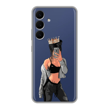 Силиконовый чехол на Samsung Galaxy S25 FE с принтом Женские принты