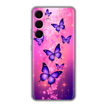Силиконовый чехол на Samsung Galaxy S25 FE с принтом Бабочки Силиконовый чехол на Samsung Galaxy S25 FE с принтом Бабочки