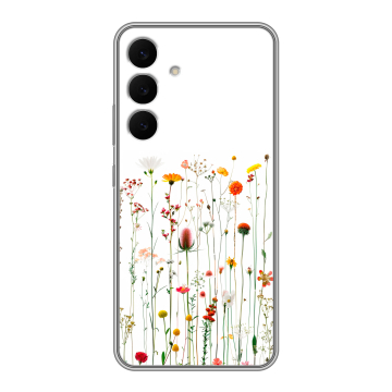 Силиконовый чехол на Samsung Galaxy S25 FE с принтом цветы Силиконовый чехол на Samsung Galaxy S25 FE с принтом цветы