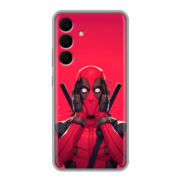 Силиконовый чехол на Samsung Galaxy S25 FE с принтом Дедпул Deadpool Силиконовый чехол на Samsung Galaxy S25 FE с принтом Дедпул Deadpool