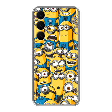 Силиконовый чехол на Samsung Galaxy S25 FE с принтом Миньоны Силиконовый чехол на Samsung Galaxy S25 FE с принтом Миньоны