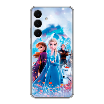 Силиконовый чехол на Samsung Galaxy S25 FE с принтом Холодное сердце Frozen Силиконовый чехол на Samsung Galaxy S25 FE с принтом Холодное сердце Frozen