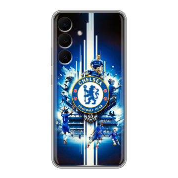 Силиконовый чехол на Samsung Galaxy S25 FE с принтом Chelsea Челси Силиконовый чехол на Samsung Galaxy S25 FE с принтом Chelsea Челси