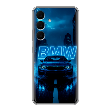 Силиконовый чехол на Samsung Galaxy S25 FE с принтом BMW БМВ Силиконовый чехол на Samsung Galaxy S25 FE с принтом BMW БМВ