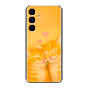 Силиконовый чехол на Samsung Galaxy S25 FE с принтом Милые котята Силиконовый чехол на Samsung Galaxy S25 FE с принтом Милые котята