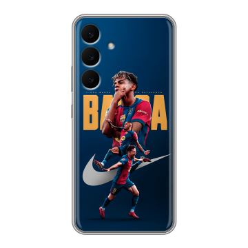 Силиконовый чехол на Samsung Galaxy S25 FE с принтом Барселона Barca Yamal Силиконовый чехол на Samsung Galaxy S25 FE с принтом Барселона Barca Yamal