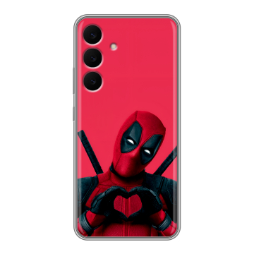 Силиконовый чехол на Samsung Galaxy S25 FE с принтом Дедпул Deadpool Силиконовый чехол на Samsung Galaxy S25 FE с принтом Дедпул Deadpool