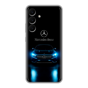 Силиконовый чехол на Samsung Galaxy S25 FE с принтом Mercedes Мерседес Силиконовый чехол на Samsung Galaxy S25 FE с принтом Mercedes Мерседес