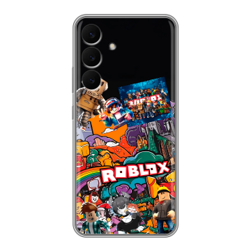 Силиконовый чехол на Samsung Galaxy S25 FE с принтом Roblox Роблокс Силиконовый чехол на Samsung Galaxy S25 FE с принтом Roblox Роблокс