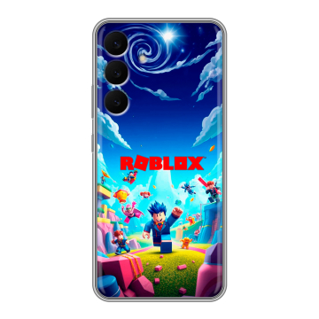 Силиконовый чехол на Samsung Galaxy S25 FE с принтом Roblox Роблокс Силиконовый чехол на Samsung Galaxy S25 FE с принтом Roblox Роблокс