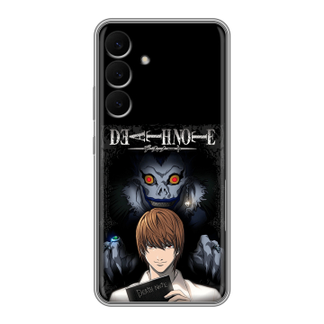 Силиконовый чехол на Samsung Galaxy S25 FE с принтом Death note Тетрадь смерти Силиконовый чехол на Samsung Galaxy S25 FE с принтом Death note Тетрадь смерти