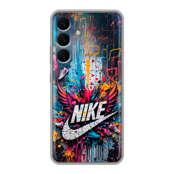 Силиконовый чехол на Samsung Galaxy S25 FE с принтом Nike Найк Силиконовый чехол на Samsung Galaxy S25 FE с принтом Nike Найк