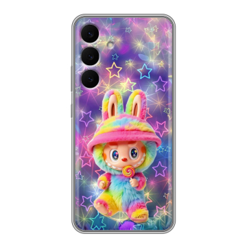 Силиконовый чехол на Samsung Galaxy S25 FE с принтом Labubu Лабубу Силиконовый чехол на Samsung Galaxy S25 FE с принтом Labubu Лабубу