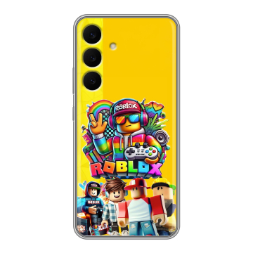 Силиконовый чехол на Samsung Galaxy S25 FE с принтом Roblox Роблокс Силиконовый чехол на Samsung Galaxy S25 FE с принтом Roblox Роблокс