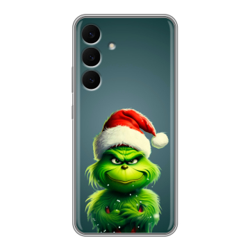 Силиконовый чехол на Samsung Galaxy S25 FE с принтом Новый год Силиконовый чехол на Samsung Galaxy S25 FE с принтом Новый год