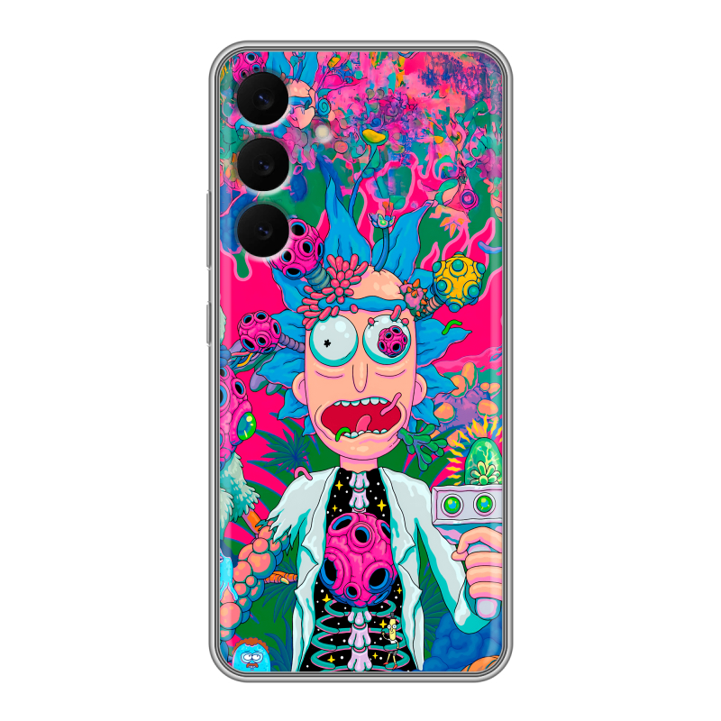 Силиконовый чехол на Samsung Galaxy S25 FE с принтом Рик и Морти Rick Morty Силиконовый чехол на Samsung Galaxy S25 FE с принтом Рик и Морти Rick Morty