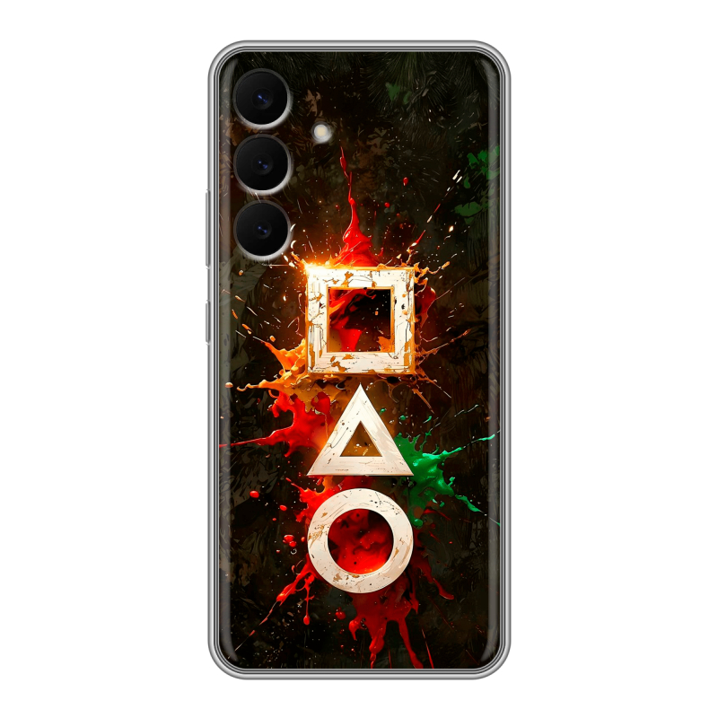 Силиконовый чехол на Samsung Galaxy S25 FE с принтом Squid Game Игра кальмара Силиконовый чехол на Samsung Galaxy S25 FE с принтом Squid Game Игра кальмара