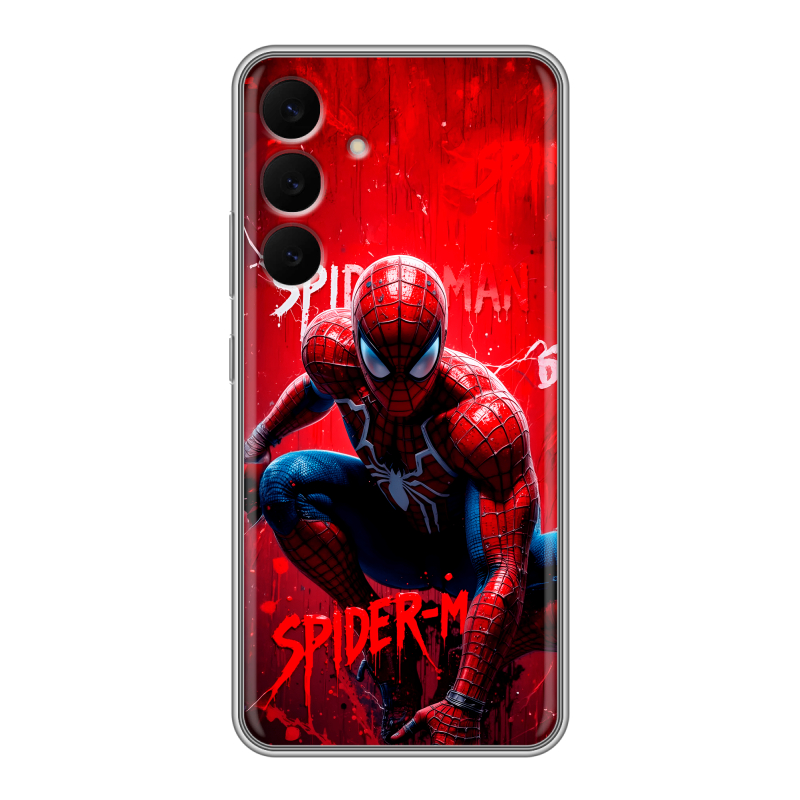 Силиконовый чехол на Samsung Galaxy S25 FE с принтом Spiderman Человек паук Силиконовый чехол на Samsung Galaxy S25 FE с принтом Spiderman Человек паук