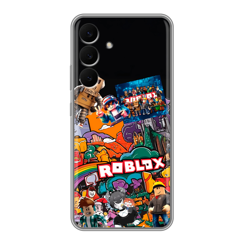 Силиконовый чехол на Samsung Galaxy S25 FE с принтом Roblox Роблокс Силиконовый чехол на Samsung Galaxy S25 FE с принтом Roblox Роблокс