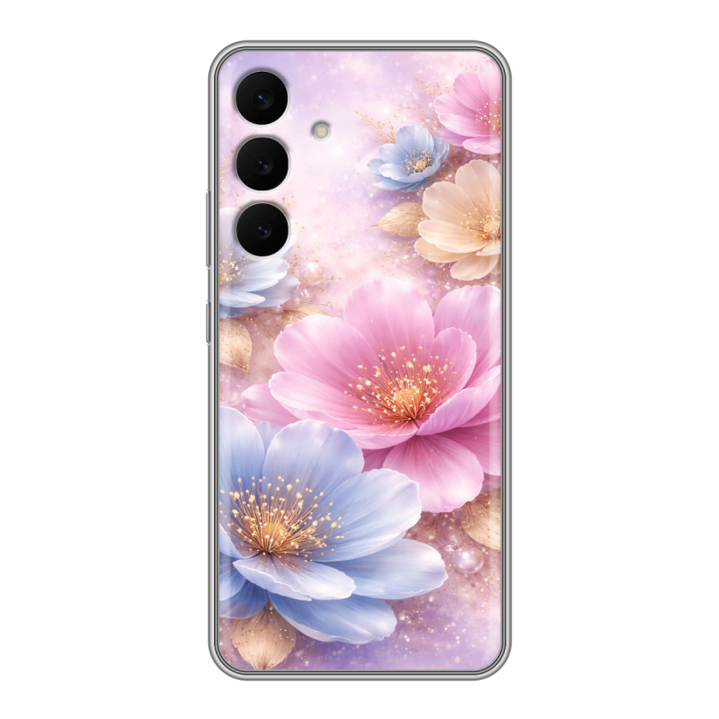 Силиконовый чехол на Samsung Galaxy S25 FE с принтом женский Силиконовый чехол на Samsung Galaxy S25 FE с принтом женский