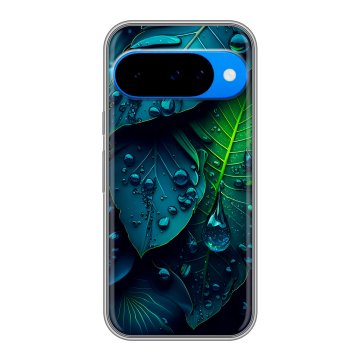 Силиконовый чехол на Google Pixel 10 с принтом Листья