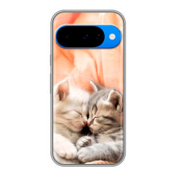 Силиконовый чехол на Google Pixel 10 с принтом Котята Силиконовый чехол на Google Pixel 10 с принтом Котята