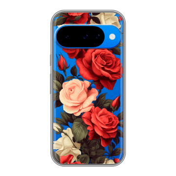 Силиконовый чехол на Google Pixel 10 с принтом Розы Силиконовый чехол на Google Pixel 10 с принтом Розы