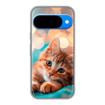 Силиконовый чехол на Google Pixel 10 с принтом котик Силиконовый чехол на Google Pixel 10 с принтом котик