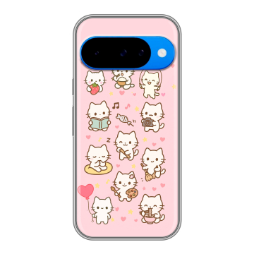 Силиконовый чехол на Google Pixel 10 с принтом Hello Kitty Хелоу Кити