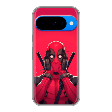 Силиконовый чехол на Google Pixel 10 с принтом Дедпул Deadpool