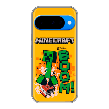 Силиконовый чехол на Google Pixel 10 с принтом Майнкрафт Minecraft Силиконовый чехол на Google Pixel 10 с принтом Майнкрафт Minecraft