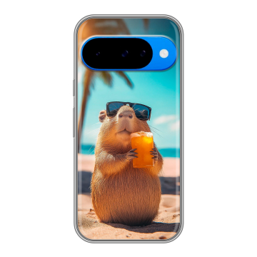 Силиконовый чехол на Google Pixel 10 с принтом Капибара Силиконовый чехол на Google Pixel 10 с принтом Капибара