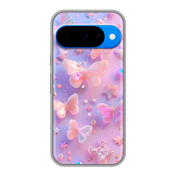 Силиконовый чехол на Google Pixel 10 с принтом Бабочки Силиконовый чехол на Google Pixel 10 с принтом Бабочки