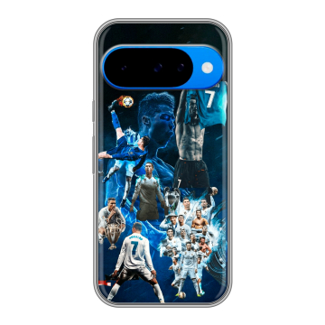 Силиконовый чехол на Google Pixel 10 с принтом Реал Роналдо Силиконовый чехол на Google Pixel 10 с принтом Реал Роналдо