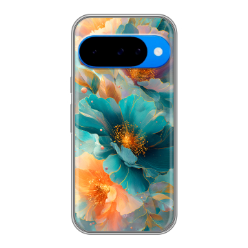 Силиконовый чехол на Google Pixel 10 с принтом Цветы