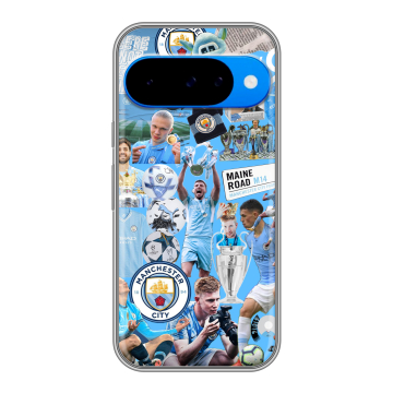 Силиконовый чехол на Google Pixel 10 с принтом Man City Манчестер Сити Силиконовый чехол на Google Pixel 10 с принтом Man City Манчестер Сити