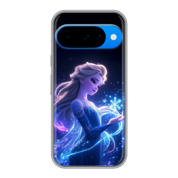Силиконовый чехол на Google Pixel 10 с принтом Холодное сердце Frozen Силиконовый чехол на Google Pixel 10 с принтом Холодное сердце Frozen