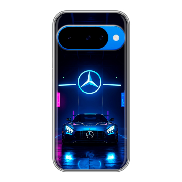 Силиконовый чехол на Google Pixel 10 с принтом Mercedes Мерседес Силиконовый чехол на Google Pixel 10 с принтом Mercedes Мерседес