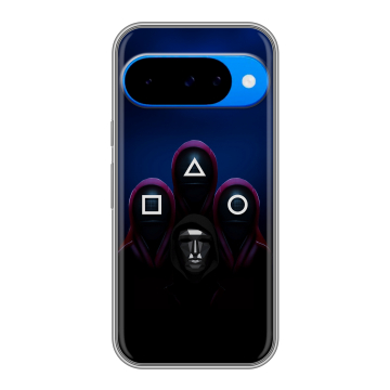 Силиконовый чехол на Google Pixel 10 с принтом Игра Кальмара Силиконовый чехол на Google Pixel 10 с принтом Игра Кальмара