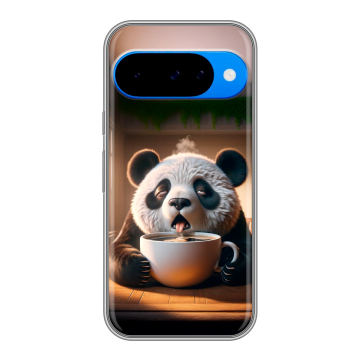 Силиконовый чехол на Google Pixel 10 с принтом смешная панда Силиконовый чехол на Google Pixel 10 с принтом смешная панда