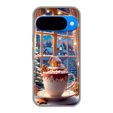 Силиконовый чехол на Google Pixel 10 с принтом Новый год Силиконовый чехол на Google Pixel 10 с принтом Новый год