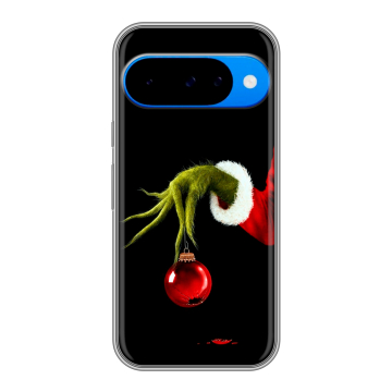 Силиконовый чехол на Google Pixel 10 с принтом Новый год Гринч Силиконовый чехол на Google Pixel 10 с принтом Новый год Гринч
